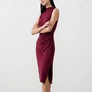 NWT BANANA REPUBLIC | $100 Bateau-Neck Midi Dress